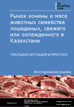 Анализ рынка конины и мяса животных семейства лошадиных, свежего или охлажденного в Казахстане. Текущая ситуация и прогноз 2024-2028 гг.