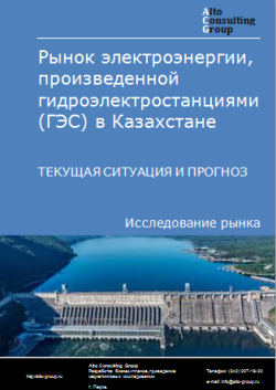 Обложка Анализ рынка электроэнергии, произведенной гидроэлектростанциями (ГЭС) в Казахстане. Текущая ситуация и прогноз 2024-2028 гг.