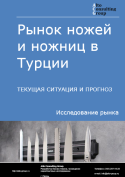 Обложка Анализ рынка ножей и ножниц в Турции. Текущая ситуация и прогноз 2024-2028 гг.