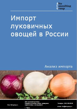 Импорт луковичных овощей в России в 2020-2024 гг.