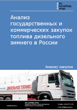 Обложка исследования: Анализ закупок топлива дизельного зимнего в России в 2024 г.