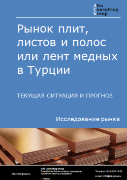 Анализ рынка плит, листов и полос или лент медных в Турции. Текущая ситуация и прогноз 2024-2028 гг.