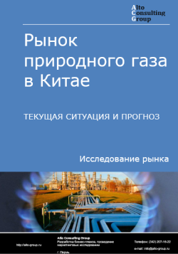 Обложка исследования: Анализ рынка природного газа в Китае. Текущая ситуация и прогноз 2024-2028 гг.