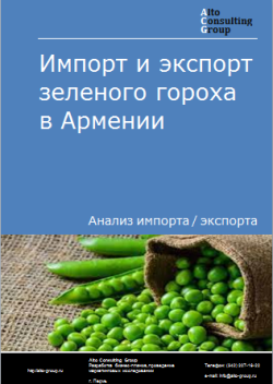 Импорт и экспорт зеленого гороха в Армении в 2019-2023 гг.