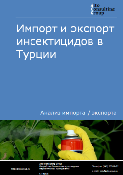 Импорт и экспорт инсектицидов в Турции в 2020-2024 гг.