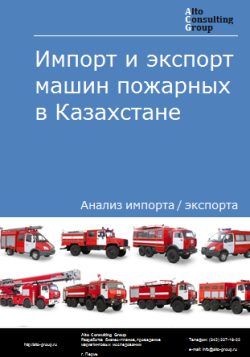 Импорт машин пожарных в Казахстан в 2019-2023 гг.