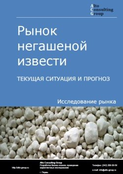 Рынок негашеной извести в России. Текущая ситуация и прогноз 2024-2028 гг.