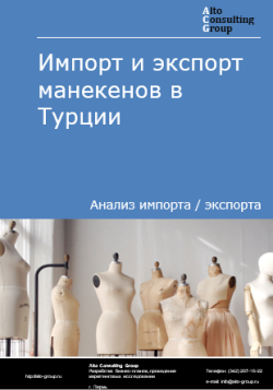 Обложка Анализ импорта и экспорта манекенов в Турции в 2020-2024 гг.