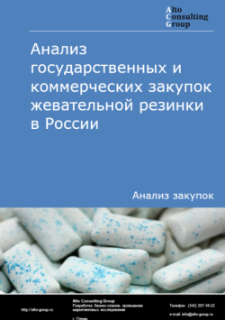 Анализ государственных и коммерческих закупок жевательной резинки в России в 2025 г.