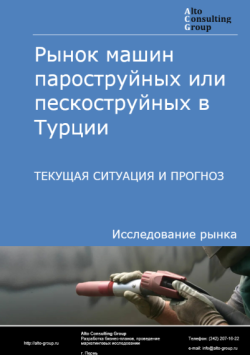 Обложка исследования: Анализ рынка машин пароструйных или пескоструйных в Турции. Текущая ситуация и прогноз 2025-2029 гг.