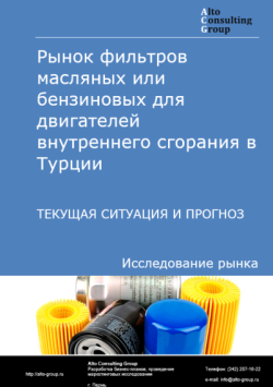 Рынок фильтров масляных или бензиновых для двигателей внутреннего сгорания в Турции. Текущая ситуация и прогноз 2024-2028 гг.