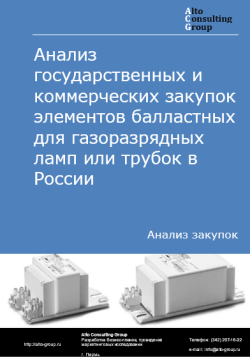 Анализ государственных и коммерческих закупок элементов балластных для газоразрядных ламп или трубок в России в 2024 г.