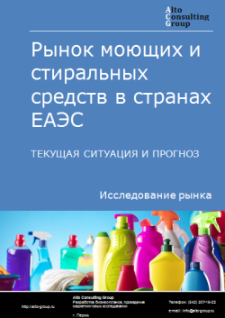 Обложка Анализ рынка моющих и стиральных средств в странах ЕАЭС. Текущая ситуация и прогноз 2024-2028 гг.