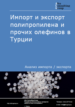 Импорт и экспорт полипропилена и прочих олефинов в Турции в 2020-2024 гг.