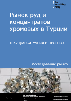 Обложка отчета: Анализ рынка руд и концентратов хромовых в Турции. Текущая ситуация и прогноз 2025-2029 гг.