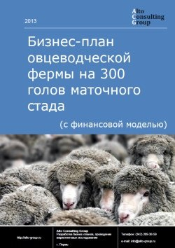 Компания Alto Consulting Group разработала бизнес-план овцеводческой фермы на 300 голов маточного стада для Ростовской области