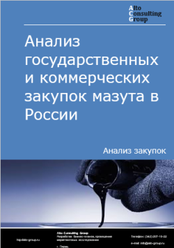 Анализ государственных и коммерческих закупок мазута в России в 2024 г.