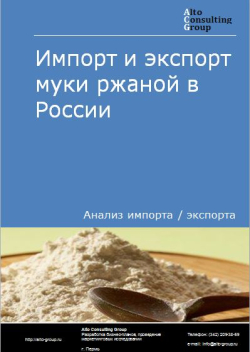 Импорт и экспорт муки ржаной в России в 2020-2024 гг.