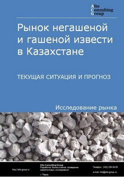 Рынок негашеной и гашеной извести в Казахстане. Текущая ситуация и прогноз 2024-2028 гг.