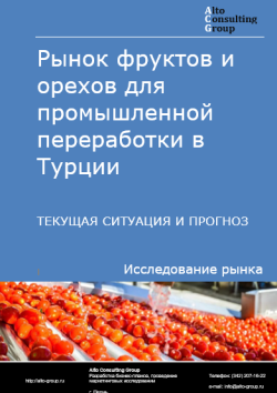 Рынок фруктов и орехов для промышленной переработки в Турции. Текущая ситуация и прогноз 2025-2029 гг.