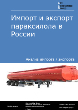 Обложка отчета: Анализ импорта и экспорта параксилола в России в 2021-2025 гг.