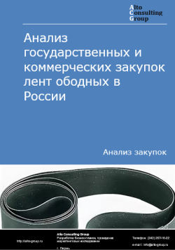 Обложка исследования: Анализ закупок лент ободных в России в 2024 г.