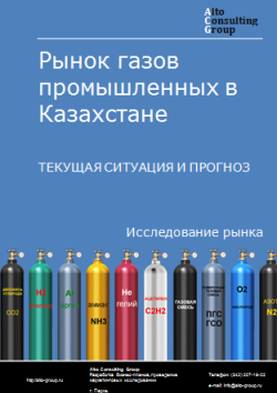 Рынок газов промышленных в Казахстане. Текущая ситуация и прогноз 2024-2028 гг.