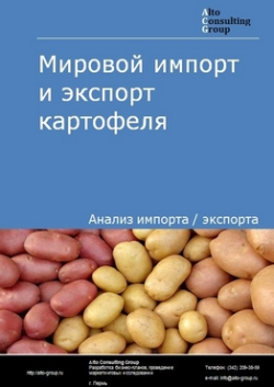 Мировой импорт и экспорт картофеля в 2019-2023 гг.