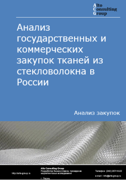 Обложка исследования: Анализ закупок тканей из стекловолокна в России в 2024 г.