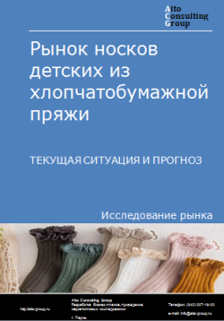 Рынок носков детских из хлопчатобумажной пряжи в России. Текущая ситуация и прогноз 2024-2028 гг.