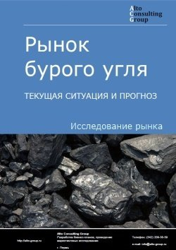 Обложка исследования: Анализ рынка бурого угля (лигнита) в России. Текущая ситуация и прогноз 2024-2028 гг.