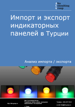 Импорт и экспорт индикаторных панелей в Турции в 2020-2024 гг.