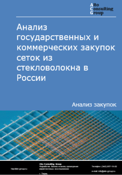 Обложка исследования: Анализ закупок сеток из стекловолокна в России в 2024 г.