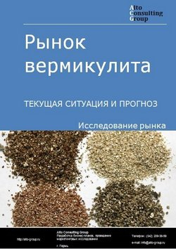 Обложка исследования: Анализ рынка вермикулита в России. Текущая ситуация и прогноз 2024-2028 гг.