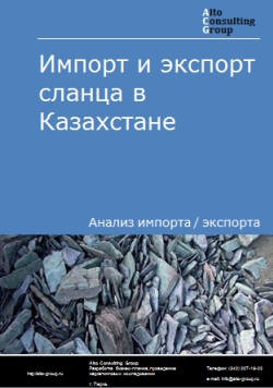 Анализ импорта и экспорта сланца в Казахстане в 2020-2024 гг.