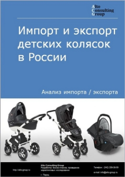 Обложка Анализ импорта и экспорта детских колясок в России в 2020-2024 гг.