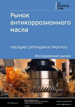 Обложка исследования: Анализ рынка антикоррозионного масла в России. Текущая ситуация и прогноз 2024-2028 гг.