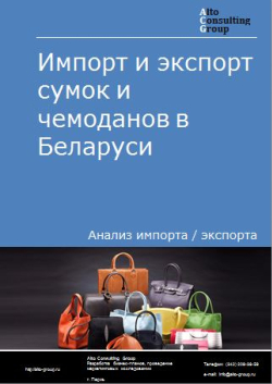 Анализ импорта и экспорта сумок и чемоданов в Беларуси в 2018-2022 гг.