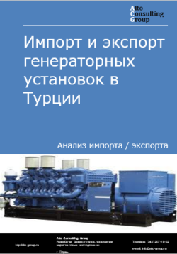 Обложка Анализ импорта и экспорта генераторных установок в Турции в 2020-2024 гг.