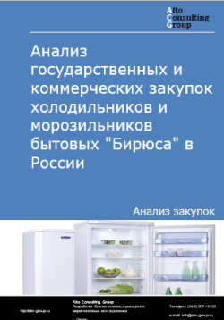 Обложка исследования: Анализ закупок холодильников и морозильников бытовых "Бирюса" в России в 2024 г.