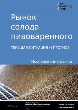 Рынок солода пивоваренного в России. Текущая ситуация и прогноз 2021-2025 гг.