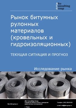 Рынок битумных рулонных материалов (кровельных и гидроизоляционных) в России. Текущая ситуация и прогноз 2021-2025 гг.