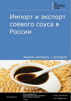 Импорт и экспорт соевого соуса в России в 2023 г.