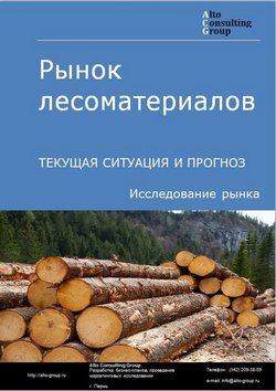 Рынок лесоматериалов в России. Текущая ситуация и прогноз 2023-2027 гг.