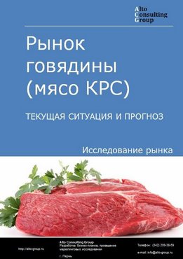 Рынок говядины (мясо КРС) в России. Текущая ситуация и прогноз 2022-2026 гг.