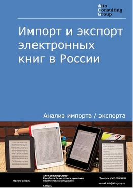 Импорт и экспорт электронных книг в России в 2022 г.