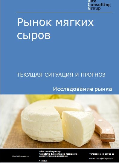 Рынок сыров мягких в России. Текущая ситуация и прогноз 2022-2026 гг.