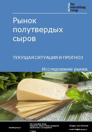 Рынок полутвердых сыров в России. Текущая ситуация и прогноз 2022-2026 гг.