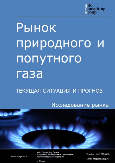 Рынок природного и попутного газа в России. Текущая ситуация и прогноз 2023-2027 гг.