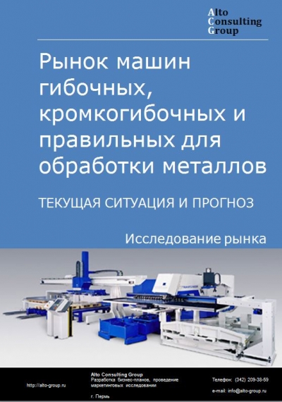 Рынок машин гибочных, кромкогибочных и правильных для обработки металлов в России. Текущая ситуация и прогноз 2024-2028 гг.